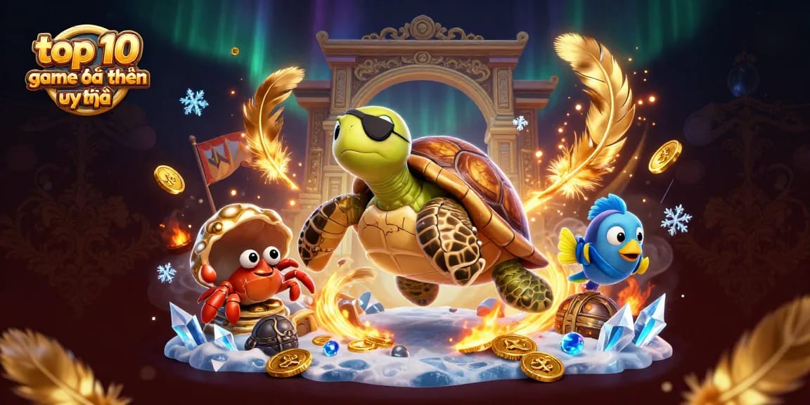 Engage in the excitement of top 10 game bài đổi thưởng uy tín with vibrant 3D gaming characters and elements.