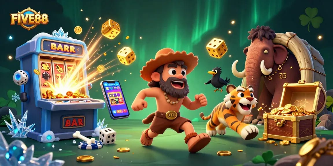 Experience thrilling wins at FIVE88 with colorful slots, dynamic gameplay, and a vibrant casino atmosphere.