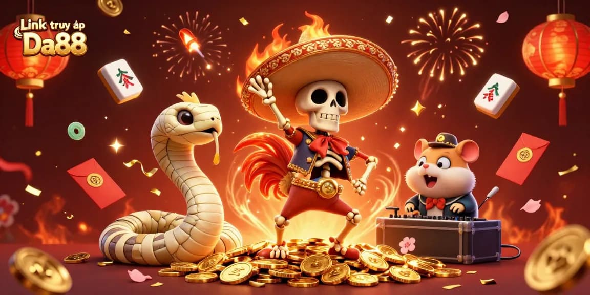 Experience the excitement of gambling with Link truy cập Da88 through this vibrant, animated casino scene.