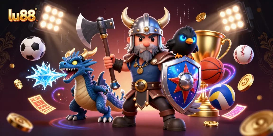 Experience thrilling gaming action at lu88 with vibrant characters and dynamic elements.