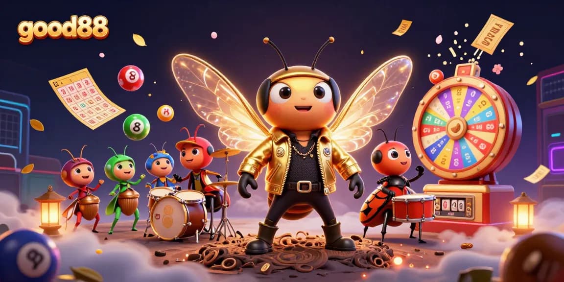 Engage with exciting good88 games featuring dynamic characters and vibrant lottery elements.