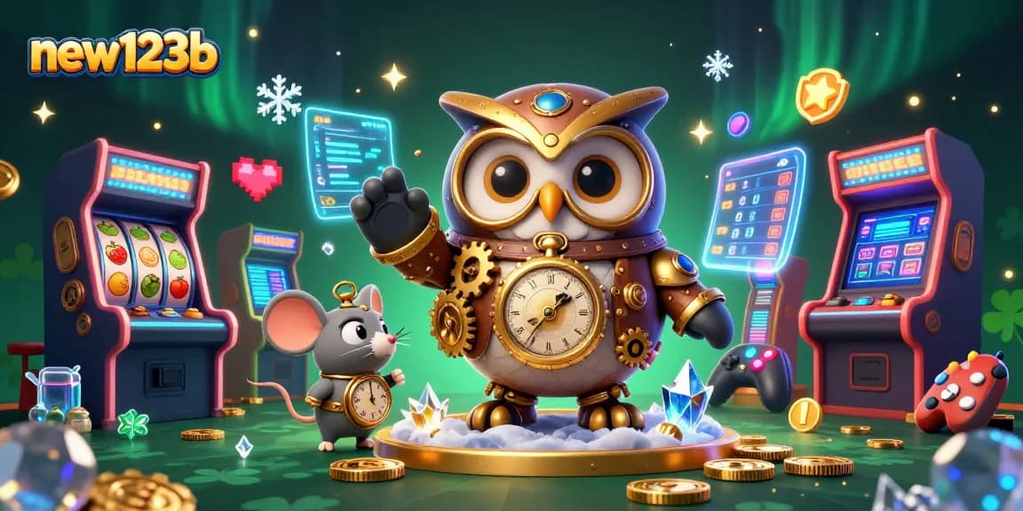 Experience thrilling gameplay with new123b in a vibrant casino scene featuring unique game elements.