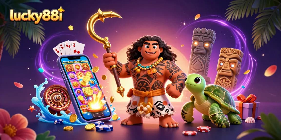 Experience thrilling games at lucky88i with a mesmerizing demigod hawk and enchanting casino elements.