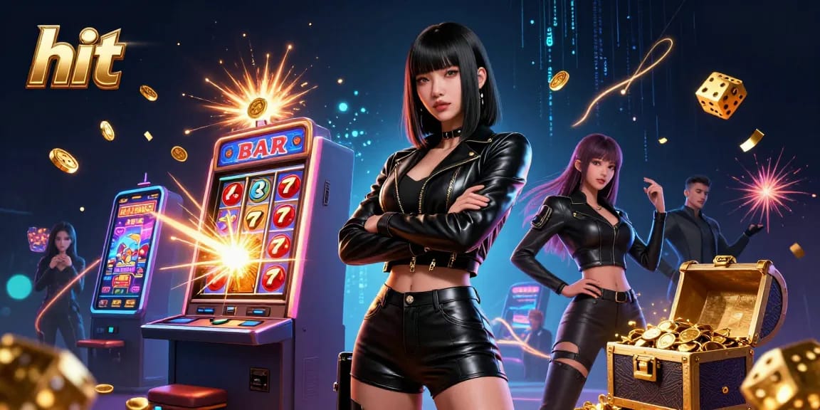 Hit the jackpot with vivid casino action, showcasing slots and vibrant gameplay elements.
