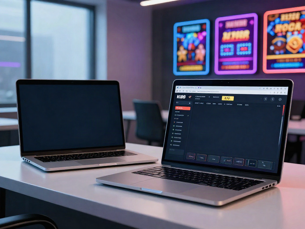 Engaging online gambling environment showcasing KU88 casino features on smartphone and laptop.