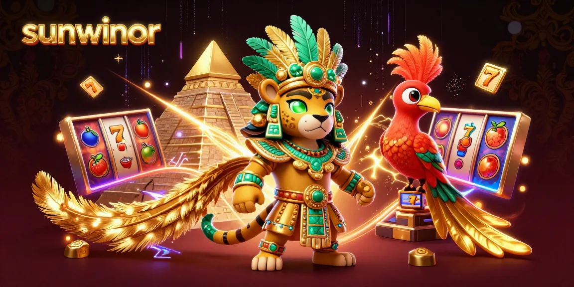 Engage with sunwinor's immersive slots and jackpot experience in a dynamic 3D casino scene.