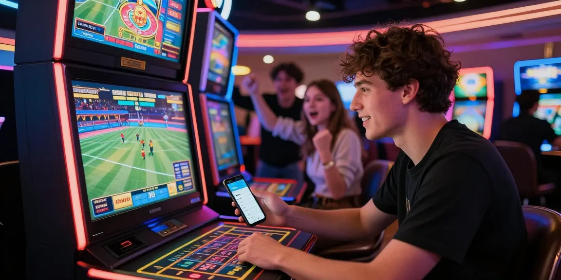 LUCK8 interactive online betting experience with digital interface and lively atmosphere.