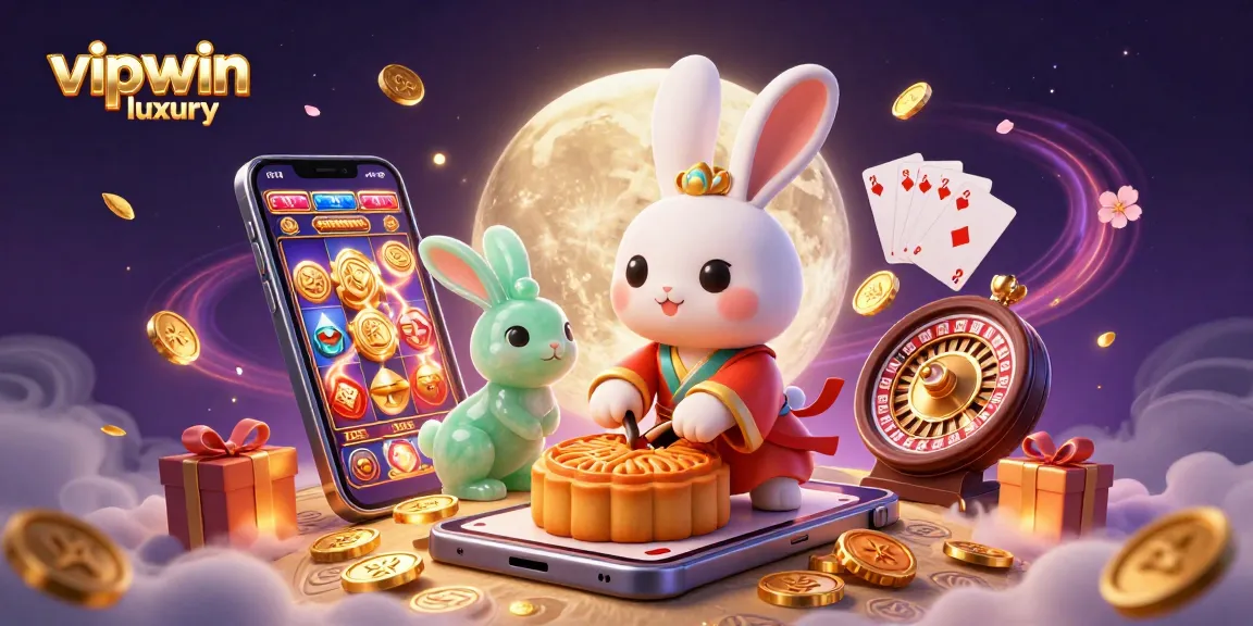 Experience the excitement of vipwin luxury with vibrant casino elements and engaging characters.