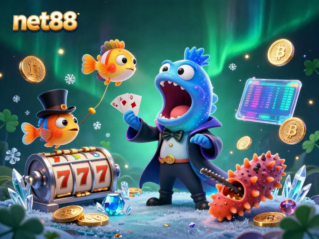 Engage in thrilling slot action at net88 with a captivating underwater magic show.