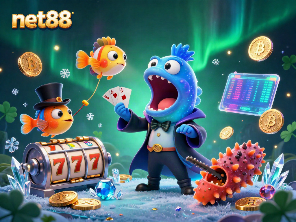 Engage in thrilling slot action at net88 with a captivating underwater magic show.