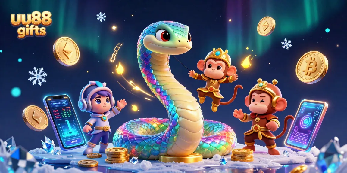 Experience the thrill of uu88 gifts with enchanting 3D characters and dynamic crypto elements in this vibrant casino scene.